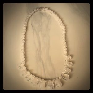 Translucent White Necklace